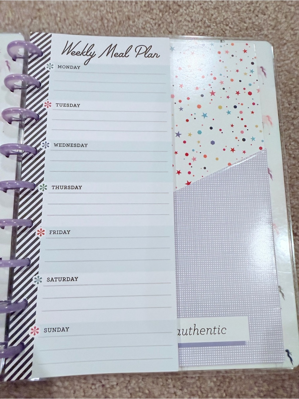 Happy Planner BIG Wellness Health Planner Bundle Stickers Purple Discs - Picture 3 of 13